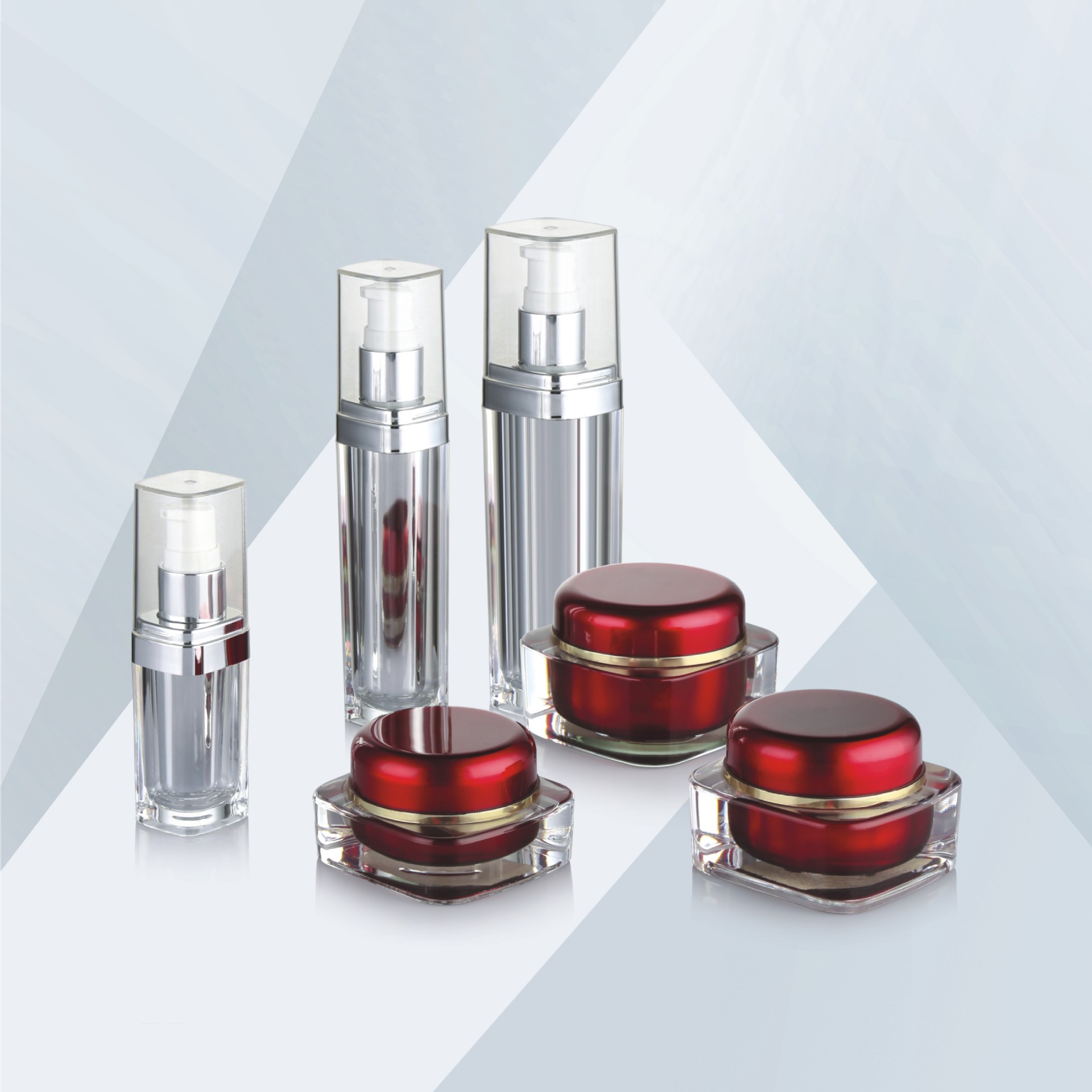 经典30g四方形亚克力膏霜瓶配圆盖 30g面霜瓶 眼霜瓶包材