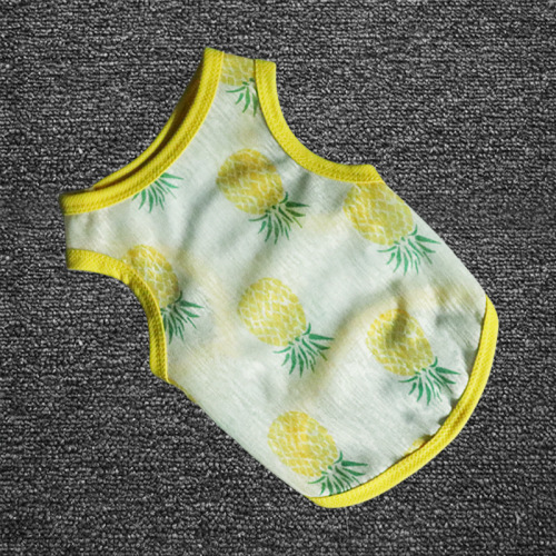 New pet dog clothes spring and summer breathable thin comfortable and cool Korean cool clothing Teddy Schnauzer vest