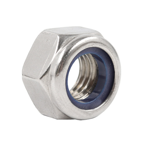 [Nylon anti-loosening nut] 304 stainless steel locking anti-loosening nut anti-slip M3-M36 nylon anti-loosening nut