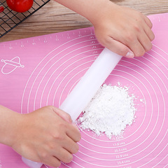 Plastic white PP rolling pin silicone dumpling skin rolling pin non-stick fondant rolling pin kitchen baking rolling pin