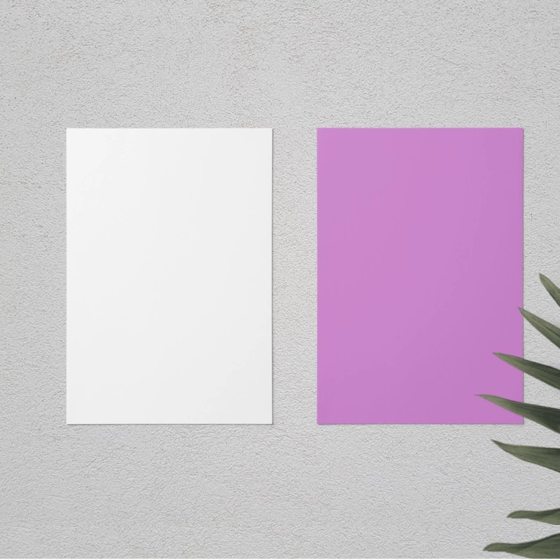 A4 пустая УФ-тестовая карта для проверки солнцезащитного крема