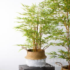 Artificial bamboo wholesale, golden pot bamboo indoor decoration pot plant, artificial plant garden landscape landscape materials