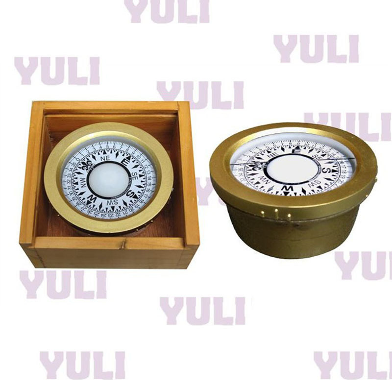 供应鱼利牌全塑喷金罗盘 (3寸无环无灯)