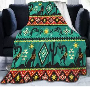 Creative keep warm duvet, digital double-sided flannel sofa