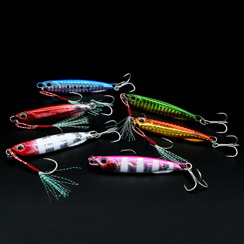 Lua bait luminous falling iron plate Lua lead fish sequins small iron plate long duo bare piece wholesale bare plate long shot