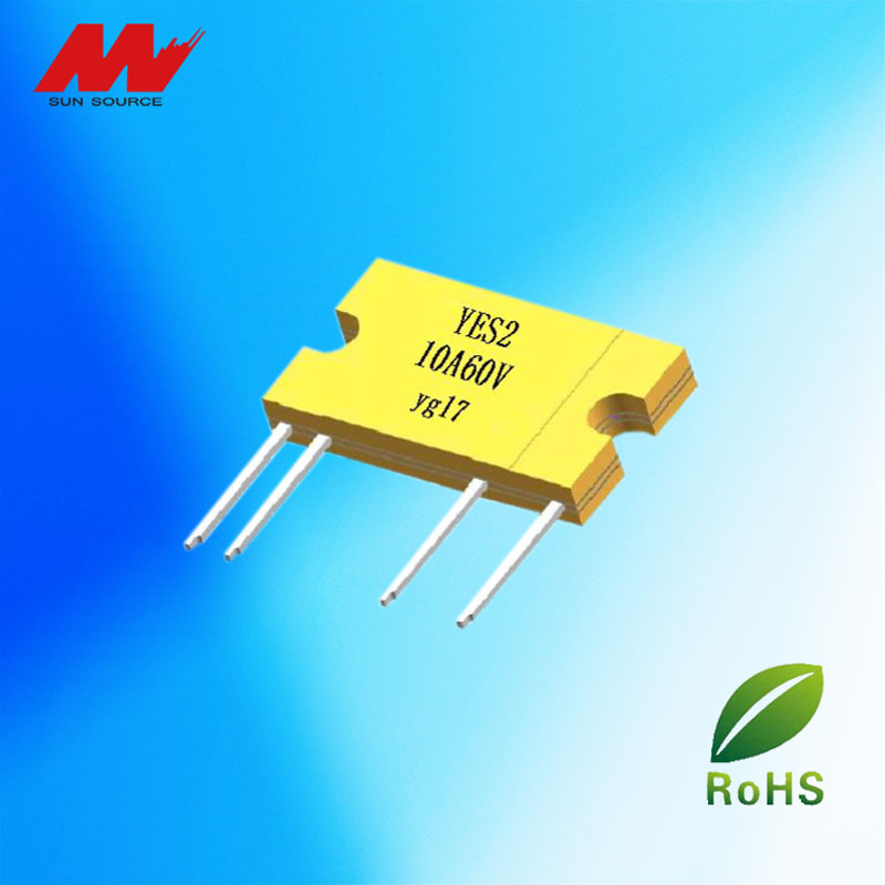 光MOS SSR YES2/10A60V 10A 直流DC 击穿电压60V 封装SIP4