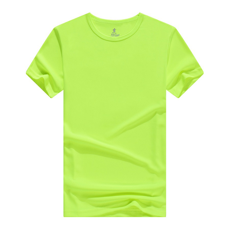 Camiseta Publicitaria de Cuello Redondo de Poliéster de Secado Rápido para Uso Diario