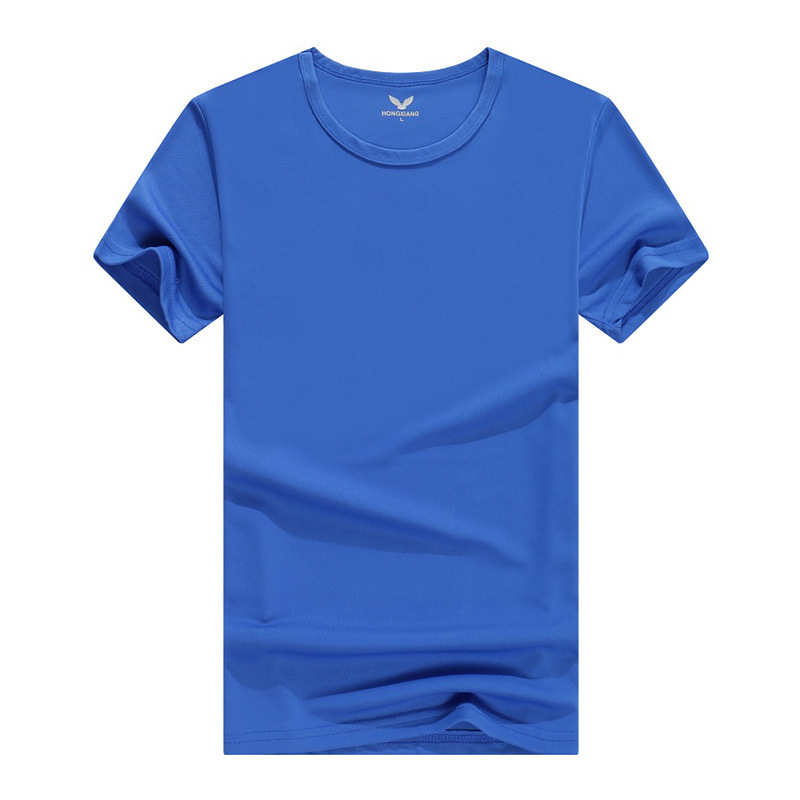 Camiseta Publicitaria de Cuello Redondo de Poliéster de Secado Rápido para Uso Diario