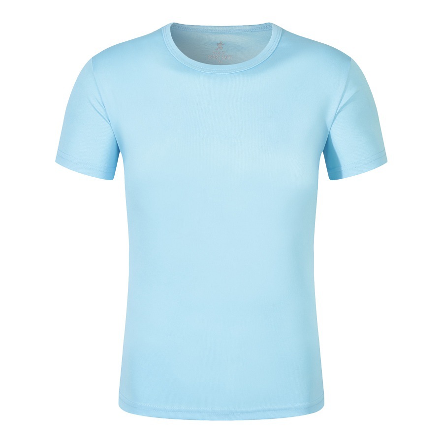 Camiseta Publicitaria de Cuello Redondo de Poliéster de Secado Rápido para Uso Diario