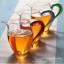 工厂批发玻璃公道杯 加厚企鹅杯大号茶海分茶器功夫 茶具配件