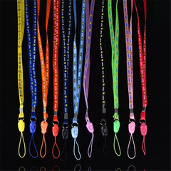 0.7 cm smiling rope school student campus card lanyard toy hanging rope accessory office supplies factory direct sale