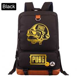 游戏绝地求生吃鸡PUBG金色合集青少年学生书包男女双肩背包旅行包