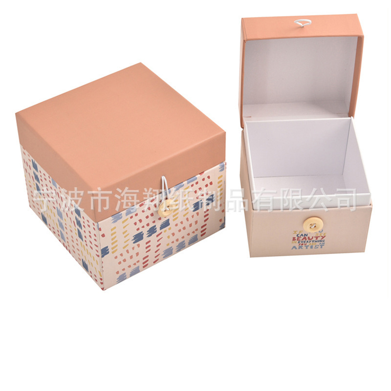 厂家可定 制款高质量 耐用正方形收纳盒珠宝盒手表盒礼品盒批发