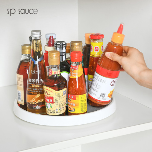 sp sauce kitchen condiments multifunctional rotating rack spice rack spice storage artifact storage box