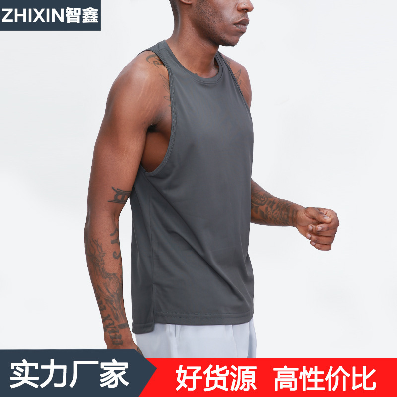 Summer Quick Dry Men's Sports Vest Loose Outdoor Running Basketball Sleeveless Fitness Vest Top