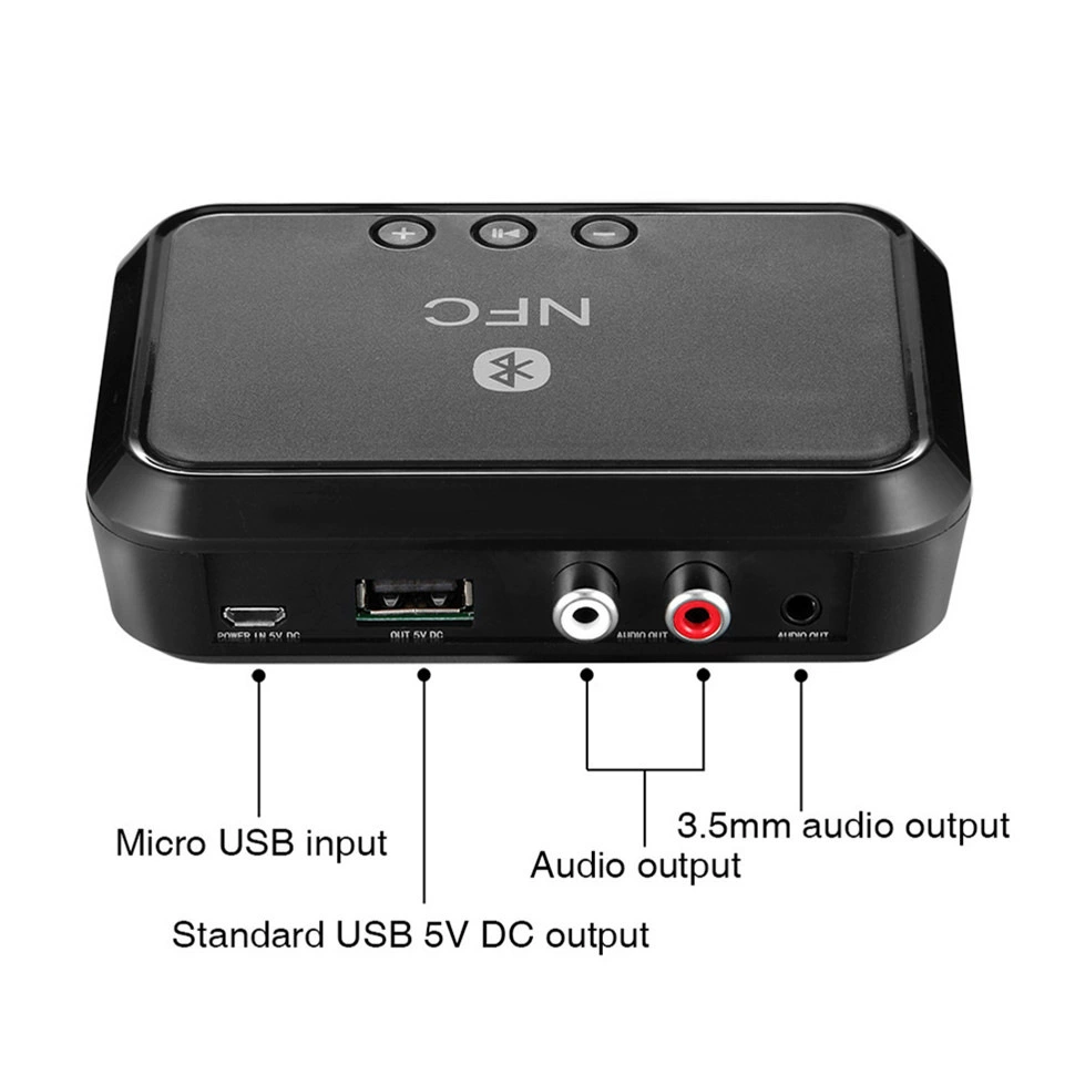 NFC настольный Bluetooth музыкальный приемник Bluetooth адаптер беспроводной Bluetooth аудио приемник Bluetooth динамик
