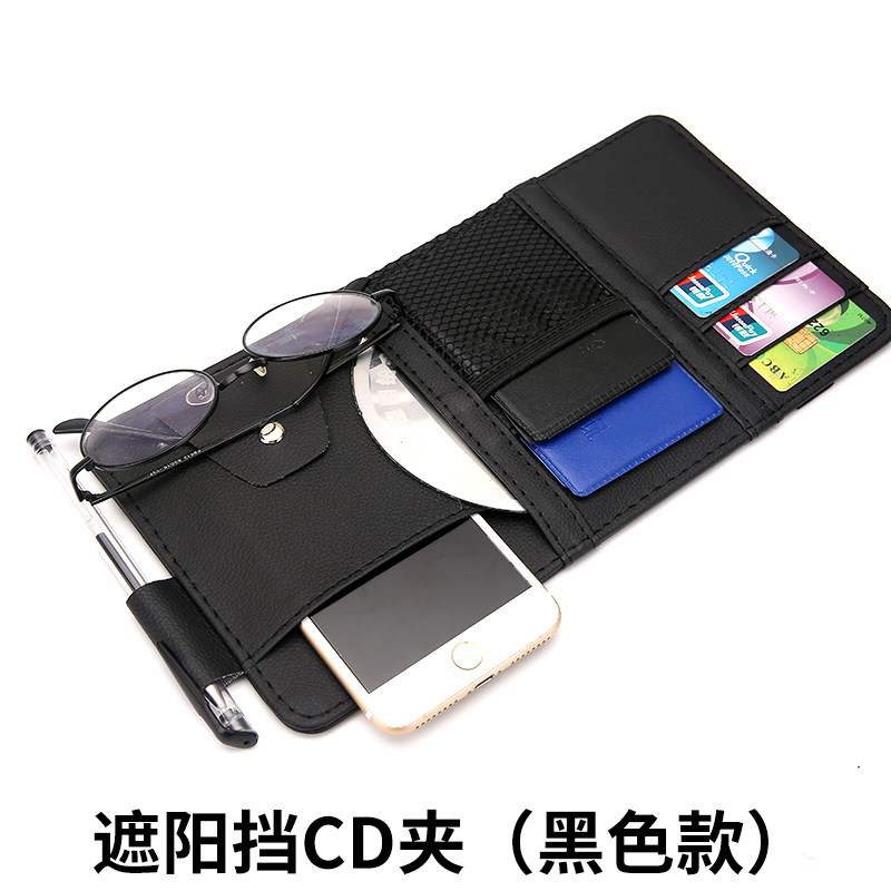 Visor Organizer with: Qìchē Multimediya və saxlama aksesuarları - black