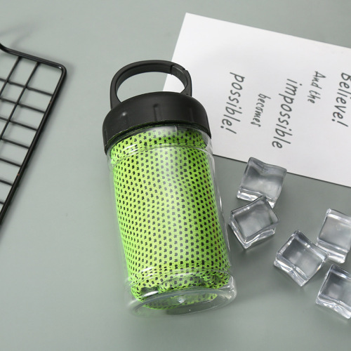 Cross-border cold towel, cool towel, summer ice-sensitive fitness sports towel, sweat-absorbent, quick-drying sweat towel logo wholesale