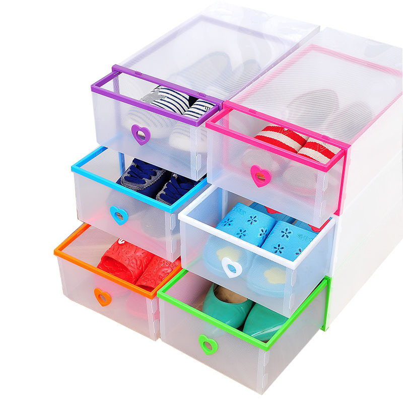 Drawer shoe box plastic transparent shoe box storage box shoe tidy…
