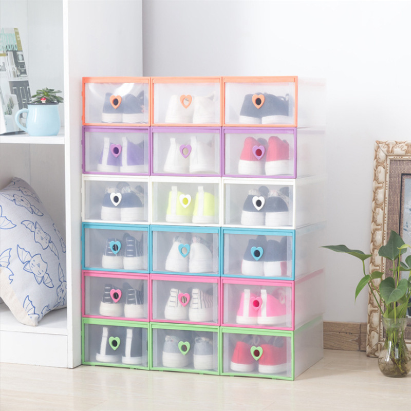 Drawer shoe box plastic transparent shoe box storage box shoe tidy…