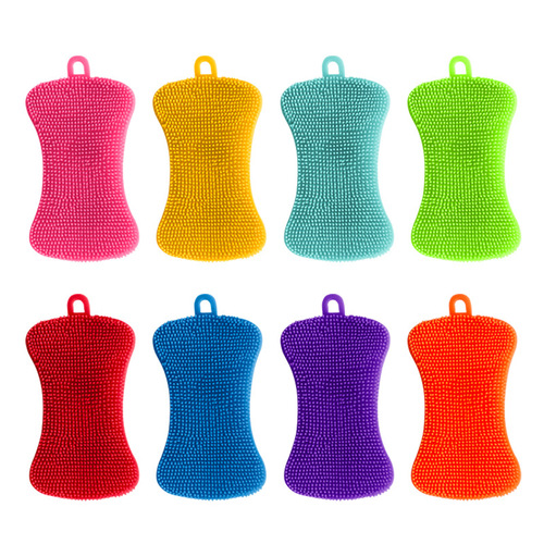 Dishwashing brush thickened cleaning brush pot brush non-stick oil cleaning ball household scouring pad kitchen supplies wholesale