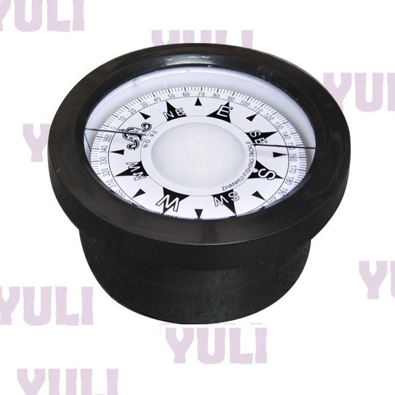 供应鱼利全塑黑色罗盘(3.5寸无灯)