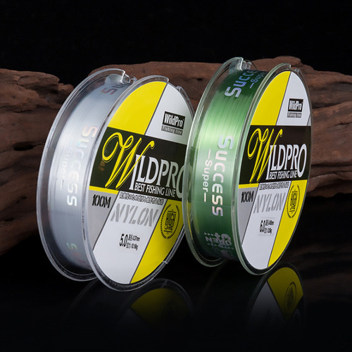 Japanese raw silk fishing line main line sub-line strong tensile nylon line 100 meters Taiwan fishing line plastic sea pole fishing line