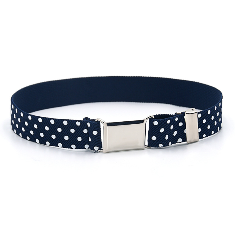 Cinturón elástico para niños hebilla colgante bebé niños y niñas cinturón pequeño al por mayor