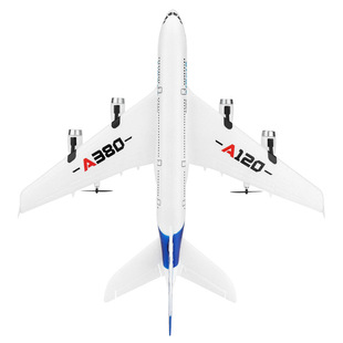 Weili XK a120-airbus A380 three-channel camera rear push dual power gliding aircraft model toy