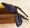 Hairgrip with bow, fashionable headband, hairpins, accessory, floral print, Korean style, wholesale