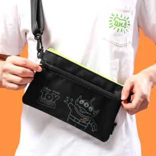 Three Eyes Toy Story Trendy Bag Unisex Single Shoulder Bag Crossbody Bag Waist Bag Mobile Phone Storage Bag