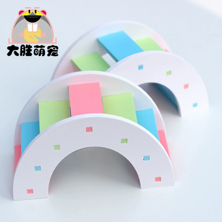 Dasheng Золотой медведь спальное гнездо игрушка цветная Арка мост экологический деревянный коренной хомяк ПОСТАВКИ ИГРУШЕК оптовая продажа с фабрики