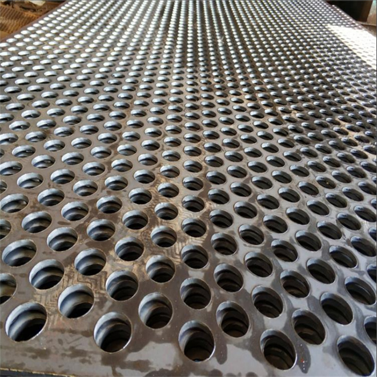 不锈钢圆孔板 筛板冲孔网 锰钢振动筛用石油化工过滤网