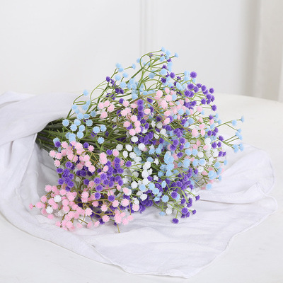 Gypsophila Artificial Flower Home Furnishing Wedding celebration decorate flower arrangement Photo shot prop Plastic flowers engineering Artificial flower Cross border