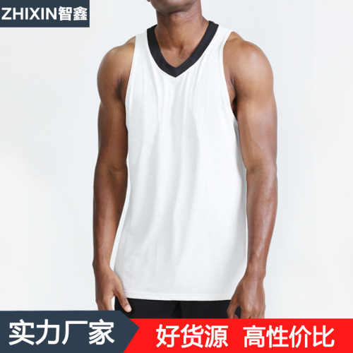 Men's Summer Sports Tank Top, Fitness Loose Quick-Dry Import Basketball Tank Top, American Style Training Wear
