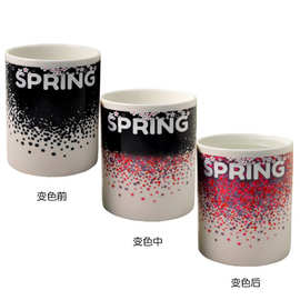 马克杯白瓷定制二次元游戏礼品陶瓷杯动漫变色杯创意水杯跨境