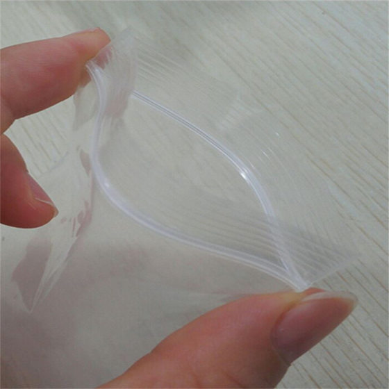 7*95cm long self-sealing bag spot slender sealed bag tubular square packaging bag thickened fresh sealing bag hole