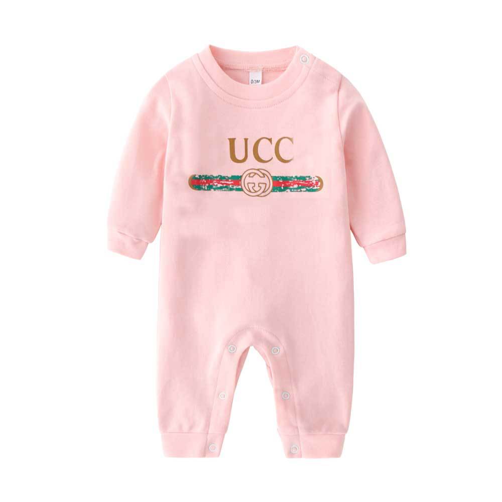 Cotton long-sleeve with a round collar for new born