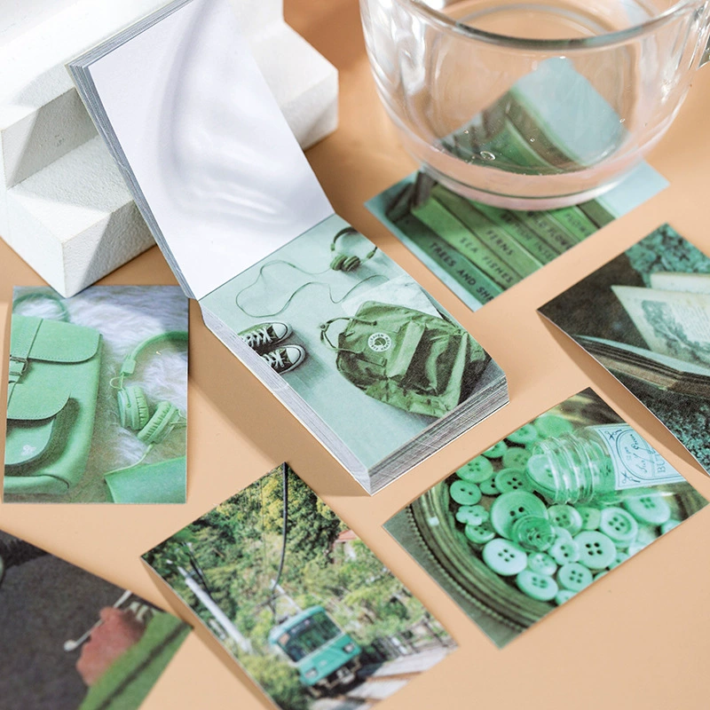 Paper Sticker Pack (Shijang) Scenic Mini DIY Decorative Stickers, 10 pcs, Assorted Designs