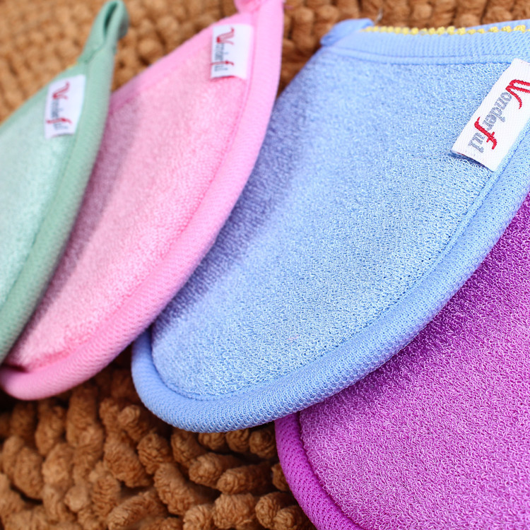 Korean beauty towel free bath towel wholesale cleansing plant fiber fast clean skin without hurting the skin