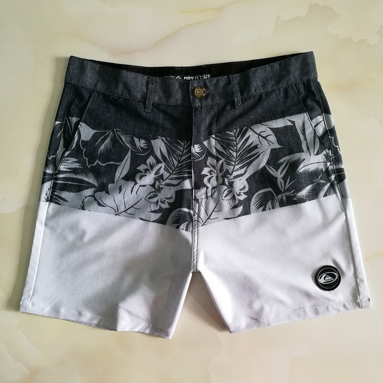 Cross-border Foreign Trade Leisure Beach Trunks Men's Swimming Trunks Quick-drying Flower Trunks New Discount Seaside Surfing Swimming Men's Shorts