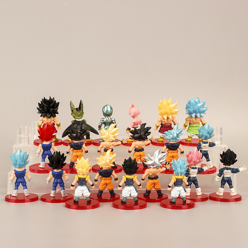 2世代21種類のドラゴンボールのフィギュア孫悟空貝吉塔魔人布欧フリーササル公仔玩具置物|undefined
