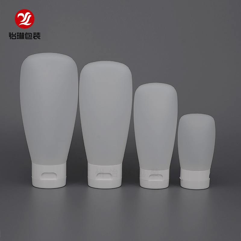 厂家直销高档翻盖PE软管化妆品洗面奶 分装瓶 护肤品包装GE-A