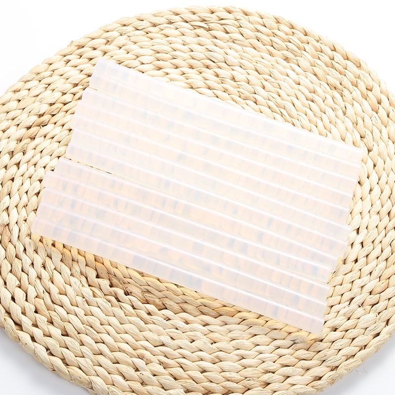 现货批发热熔胶棒手工热熔胶环保胶棒7mm19mm耐高温高粘透明