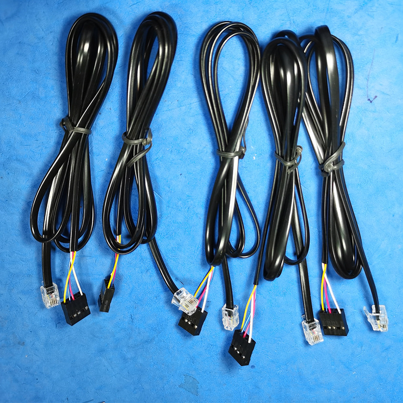 Ѹ�﹩Ӧ�Ű�ͷת6P4Cˮ��ͷ1.1�� �绰�� ��о�绰������ RJ11