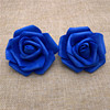 7cm simulation PE rose foam flower head fake flower wedding furnishing LED decorative flower cross -border foam rose