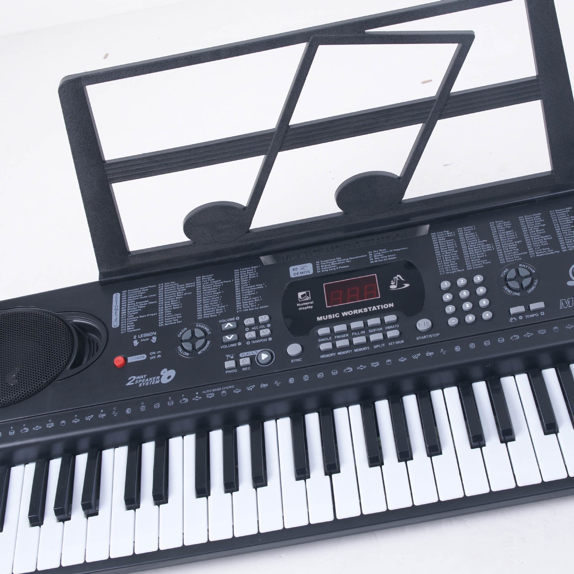 Órgano electrónico de 61 teclas con micrófono, piano musical educativo para niños, venta directa de fábrica