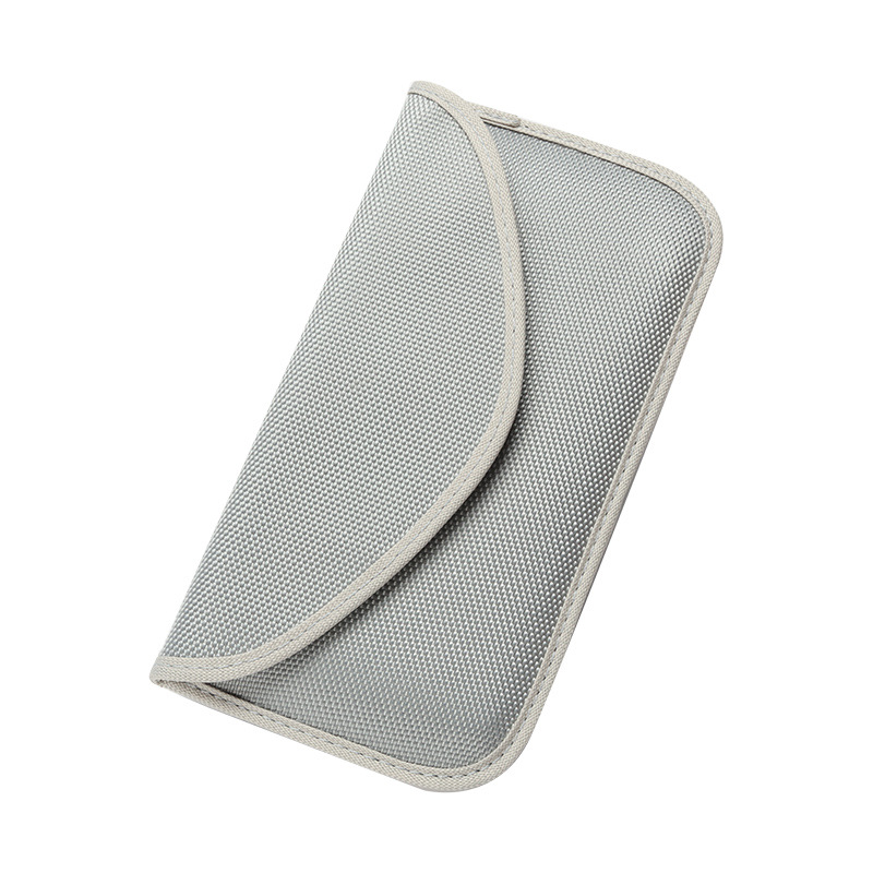 Anti-Posicionamiento de doble capa anti-radiación de señal de protección bolsa universal de teléfono móvil resto RFID anti-magnético bolsa de 6,5 pulgadas anti-Escaneo