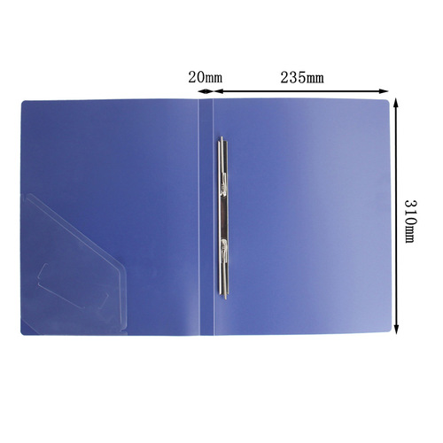 Gao's office folder A4 multifunctional business folder PP plastic two-hole spring clip snake clip wholesale stationery