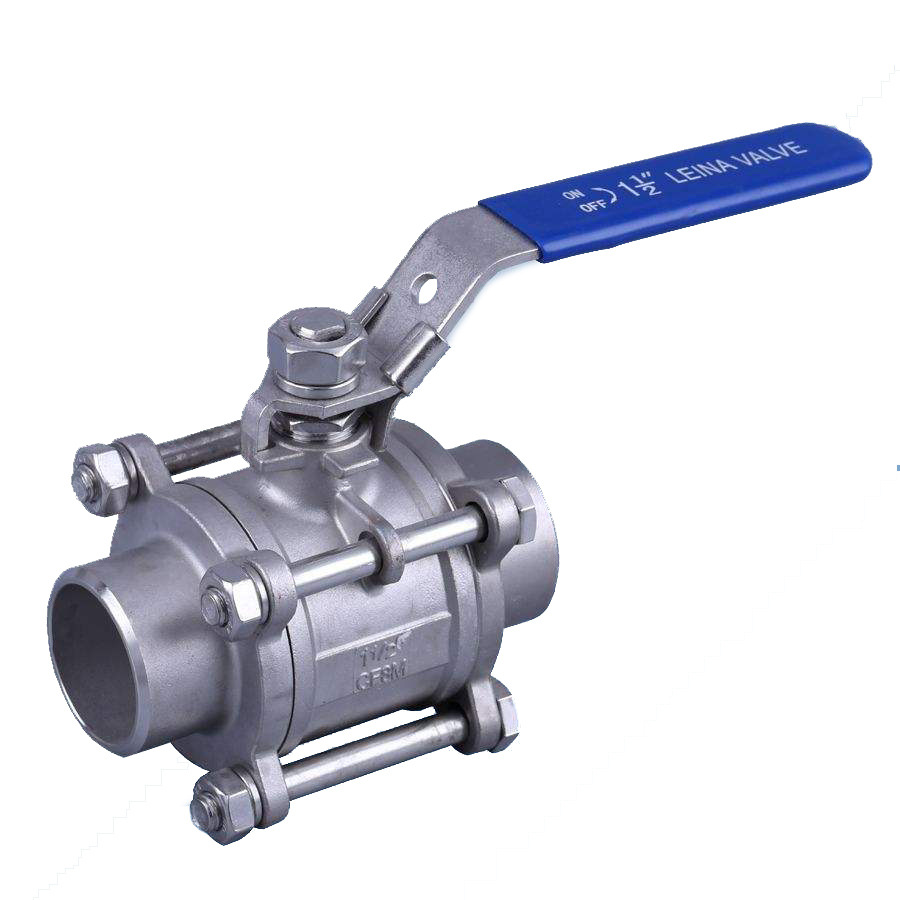 ��ҵ����Ƭʽ�Ժ��򷧺���¿ں��� 3PC 1000WOG  Ball Valve BW